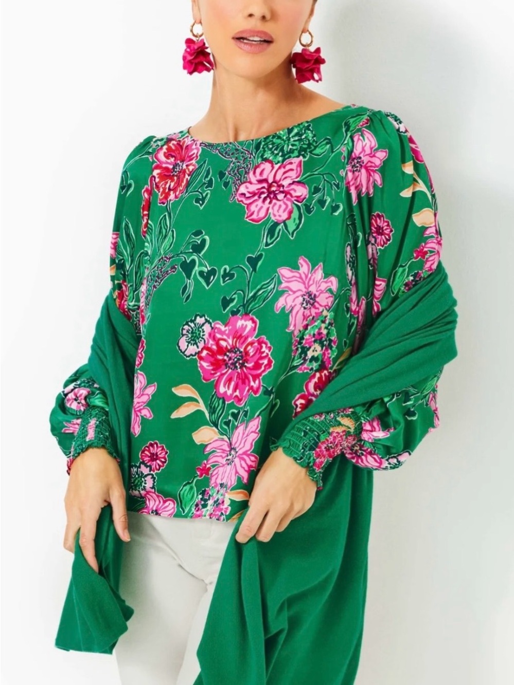 Lilly Pulitzer Green Lanelle Wrap